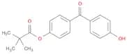 Propanoic acid, 2,2-dimethyl-, 4-(4-hydroxybenzoyl)phenyl ester