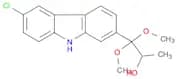 6-Chloro-β,β-dimethoxy-α-methyl-9H-carbazole-2-ethanol