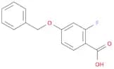 Benzoic acid, 2-fluoro-4-(phenylmethoxy)-