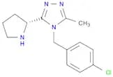 4-(4-Chlorobenzyl)-3-methyl-5-((R)-pyrrolidin-2-yl)-4H-1,2,4-triazole