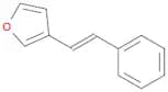 Furan, 3-[(1E)-2-phenylethenyl]-
