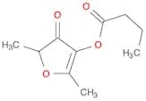 2,5-dimethyl-4-oxo-4,5-dihydrofuran-3-yl butanoate