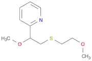 Pyridine, 2-[1-methoxy-2-[(2-methoxyethyl)thio]ethyl]-