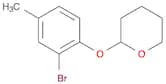 2-(2-bromo-4-methylphenoxy)oxane