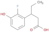 3-(2-Fluoro-3-hydroxyphenyl)pentanoic Acid