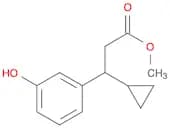Benzenepropanoic acid, β-cyclopropyl-3-hydroxy-, methyl ester
