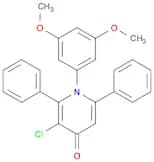 4(1H)-Pyridinone, 3-chloro-1-(3,5-dimethoxyphenyl)-2,6-diphenyl-