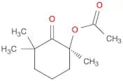 Cyclohexanone, 2-(acetyloxy)-2,6,6-trimethyl-, (S)- (9CI)