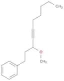 Benzene, (3-methoxy-4-decyn-1-yl)-