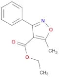 4-Isoxazolecarboxylic acid, 5-methyl-3-phenyl-, ethyl ester