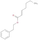 2-Heptenoic acid, 2-phenylethyl ester, (2E)-