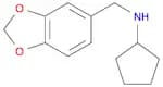 1,3-Benzodioxole-5-methanamine, N-cyclopentyl-