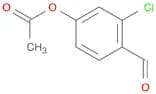 Benzaldehyde, 4-(acetyloxy)-2-chloro-