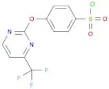 4-{[4-(trifluoromethyl)pyrimidin-2-yl]oxy}benzene-1-sulfonyl chloride