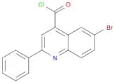 6-Bromo-2-phenylquinoline-4-carbonyl chloride