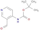 Carbamic acid, N-(3-formyl-4-pyridinyl)-, 1,1-dimethylethyl ester