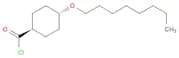 Cyclohexanecarbonyl chloride, 4-(octyloxy)-, trans-