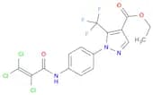 1H-Pyrazole-4-carboxylic acid, 1-[4-[(2,3,3-trichloro-1-oxo-2-propen-1-yl)amino]phenyl]-5-(trifluo…