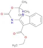 1H-Indole-3-carboxylic acid, 2-[[(1,1-dimethylethoxy)carbonyl]amino]-, ethyl ester