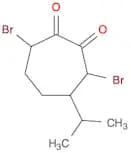 1,2-Cycloheptanedione, 3,7-dibromo-4-(1-methylethyl)-