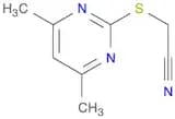 2-((4,6-Dimethylpyrimidin-2-yl)thio)acetonitrile