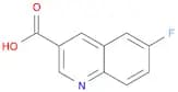 3-Quinolinecarboxylic acid, 6-fluoro-