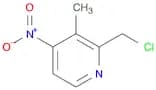Pyridine, 2-(chloromethyl)-3-methyl-4-nitro-