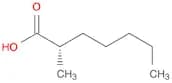 Heptanoic acid, 2-methyl-, (2S)-