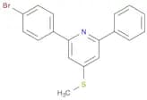 Pyridine, 2-(4-bromophenyl)-4-(methylthio)-6-phenyl-