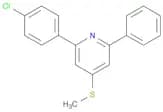 Pyridine, 2-(4-chlorophenyl)-4-(methylthio)-6-phenyl-