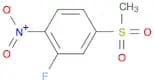 Benzene, 2-fluoro-4-(methylsulfonyl)-1-nitro-