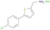 2-(Aminomethyl)-5-(4-chlorophenyl)thiophene, HCl