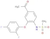 Methanesulfonamide, N-[4-acetyl-2-(2,4-difluorophenoxy)phenyl]-