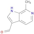 1H-Pyrrolo[2,3-c]pyridine-3-carboxaldehyde, 7-methyl-