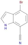 4-bromo-1H-indole-7-carbonitrile