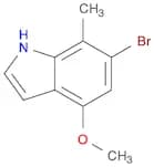 1H-Indole, 6-bromo-4-methoxy-7-methyl-