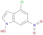 1H-Indole, 4-chloro-1-hydroxy-6-nitro-