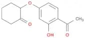 Cyclohexanone, 2-(4-acetyl-3-hydroxyphenoxy)-