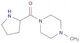 1-Methyl-4-(pyrrolidin-2-ylcarbonyl)piperazine