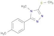 4H-1,2,4-Triazole, 4-methyl-3-(4-methylphenyl)-5-(methylthio)-