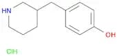 Phenol, 4-(3-piperidinylmethyl)-, hydrochloride (1:1)