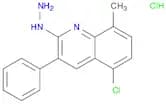 Quinoline, 5-chloro-2-hydrazinyl-8-methyl-3-phenyl-, hydrochloride (1:1)