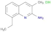 2-Quinolinamine, 8-ethyl-3-methyl-, hydrochloride (1:1)