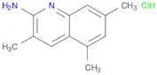2-Quinolinamine, 3,5,7-trimethyl-, hydrochloride (1:1)