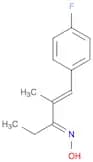 1-Penten-3-one, 1-(4-fluorophenyl)-2-methyl-, oxime, (1E,3E)-