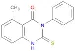 5-methyl-3-phenyl-2-thioxo-2,3-dihydro-4(1H)- quinazolinone