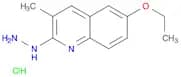 Quinoline, 6-ethoxy-2-hydrazinyl-3-methyl-, hydrochloride (1:1)