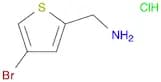 (4-Bromothiophen-2-yl)methanamine, HCl