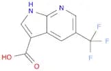 1H-Pyrrolo[2,3-b]pyridine-3-carboxylic acid, 5-(trifluoromethyl)-