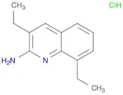 2-Quinolinamine, 3,8-diethyl-, hydrochloride (1:1)